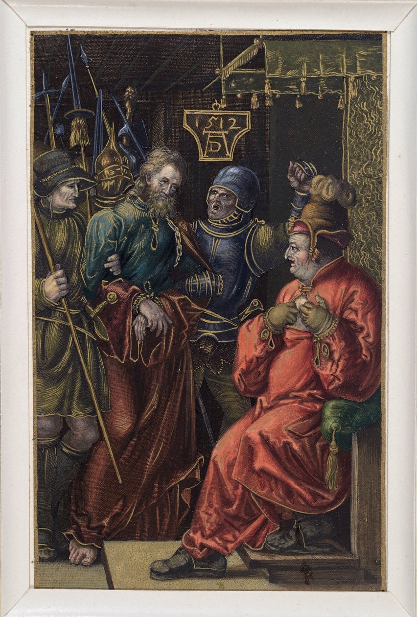 Le Christ devant Caïphe - Albrecht Dürer