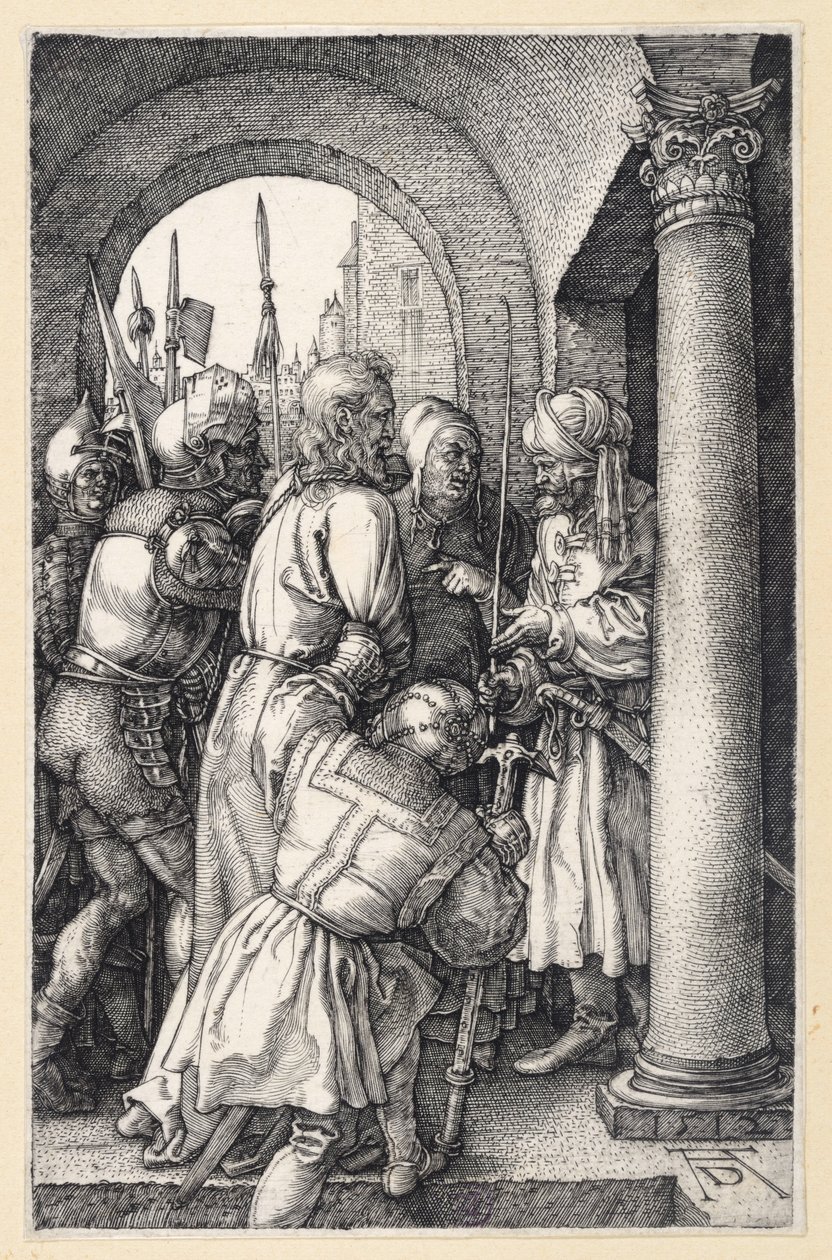 Le Christ devant Pilate (Passion gravée) - Albrecht Dürer