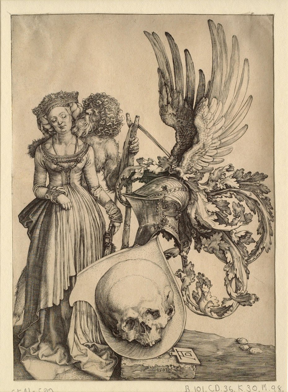 Armoiries avec un crâne - Albrecht Dürer