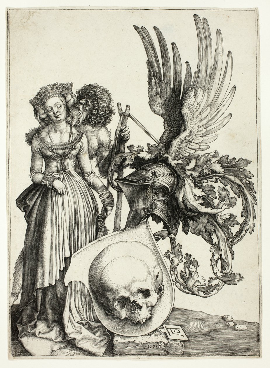 Blason avec un crâne - Albrecht Dürer