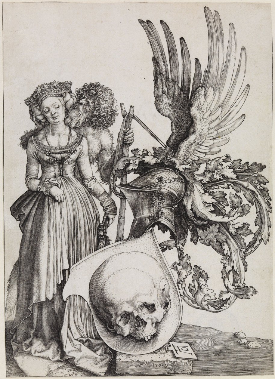 Les armoiries au crâne - Albrecht Dürer