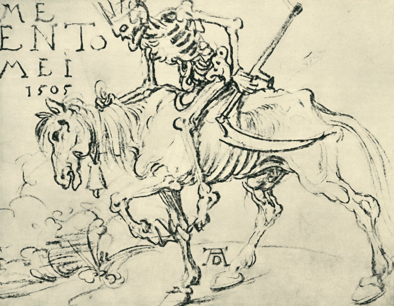 La Mort chevauchant, 1505, 1943 - Albrecht Dürer