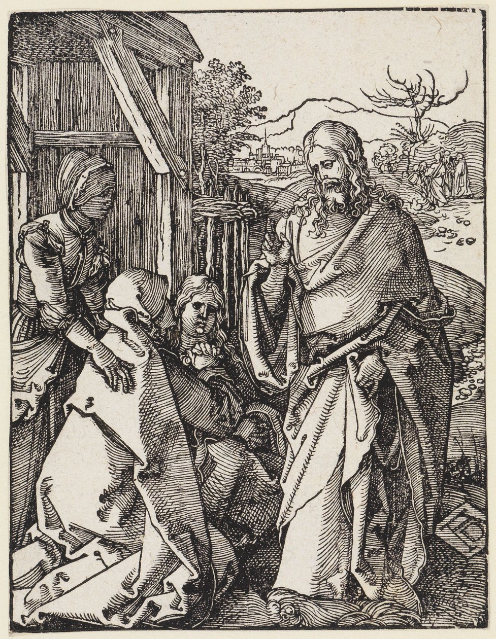 Les adieux du Christ à sa mère - Albrecht Dürer