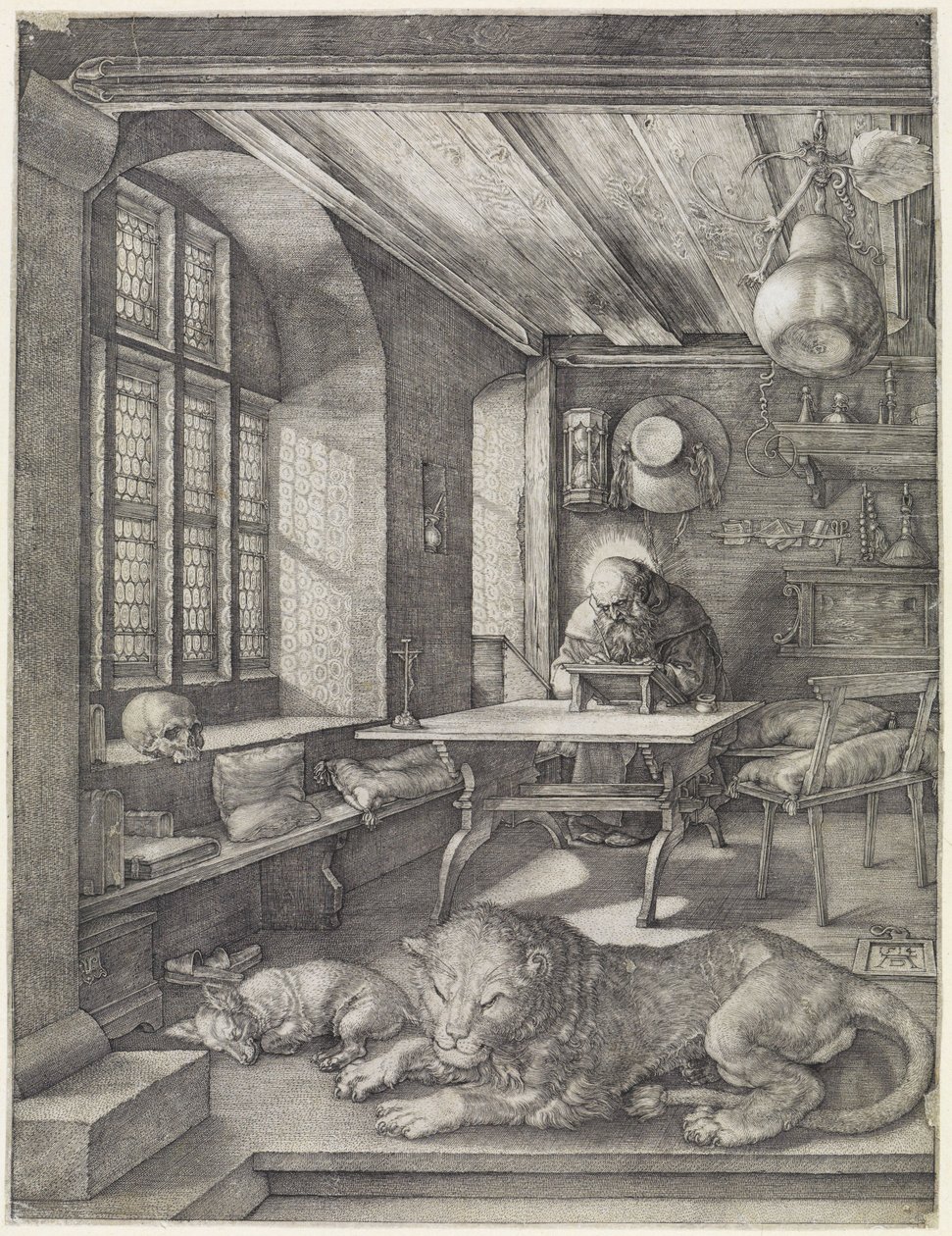 Saint Jérôme dans son reliquaire - Albrecht Dürer