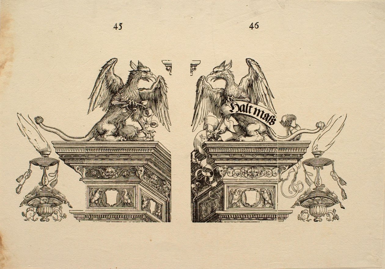 Détail 45 et 46 - Albrecht Dürer