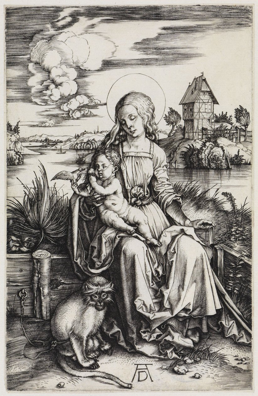 La Vierge à la guenon - Albrecht Dürer