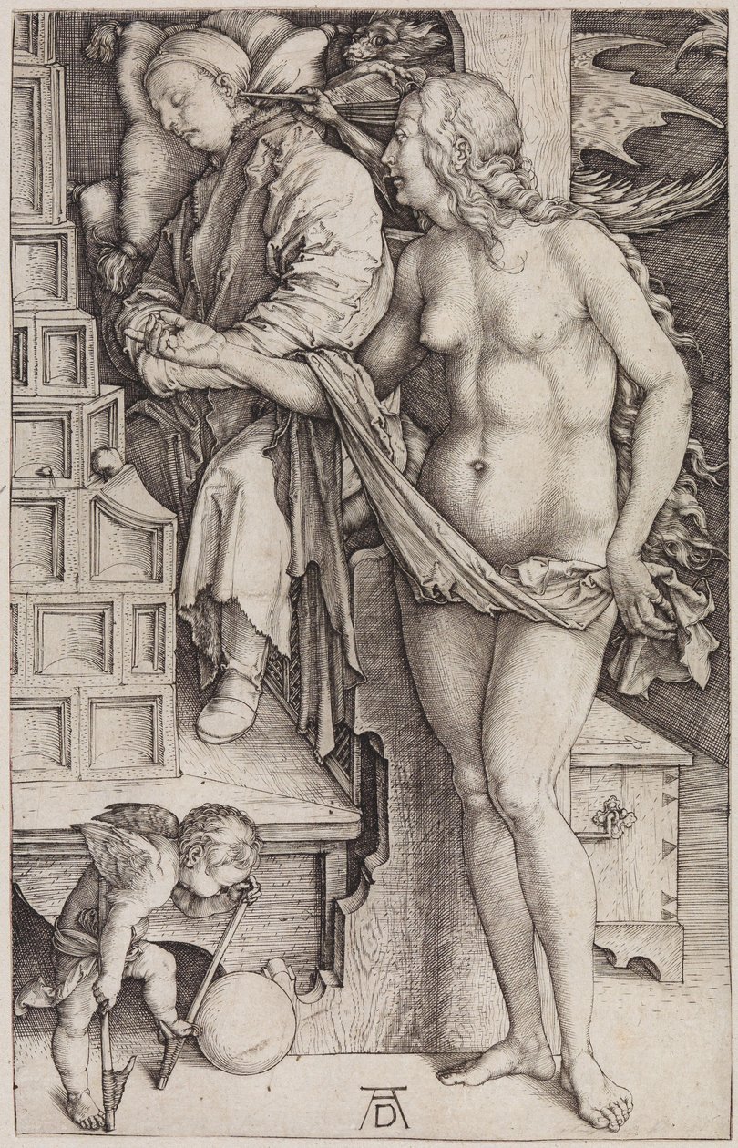 La tentation du fainéant (Le rêve du docteur) - Albrecht Dürer