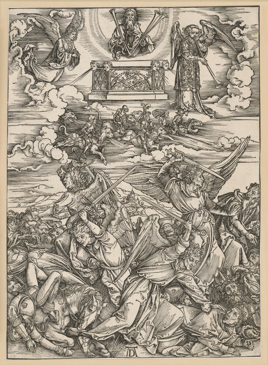 Les quatre anges de la vengeance (Apocalypse) - Albrecht Dürer