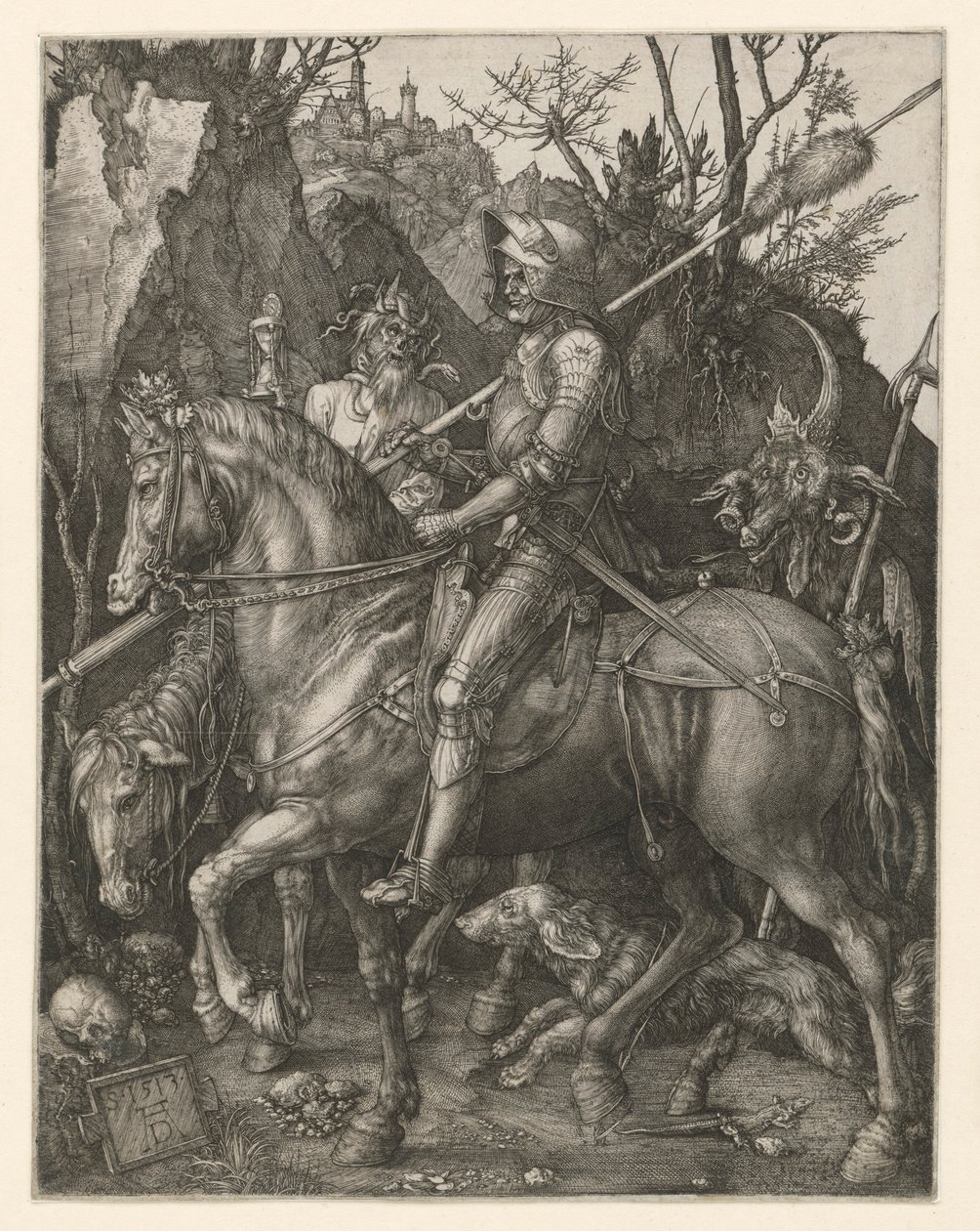 Trois cavaliers - Albrecht Dürer