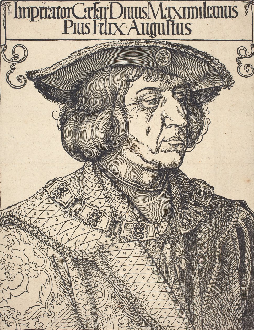 Empereur Maximilien I, vers 1518 - Albrecht Dürer