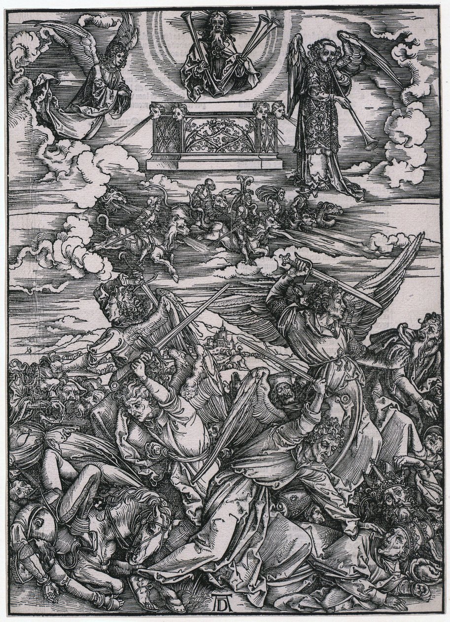 La bataille des anges, VIIe figure, feuille 9 de la série « L
