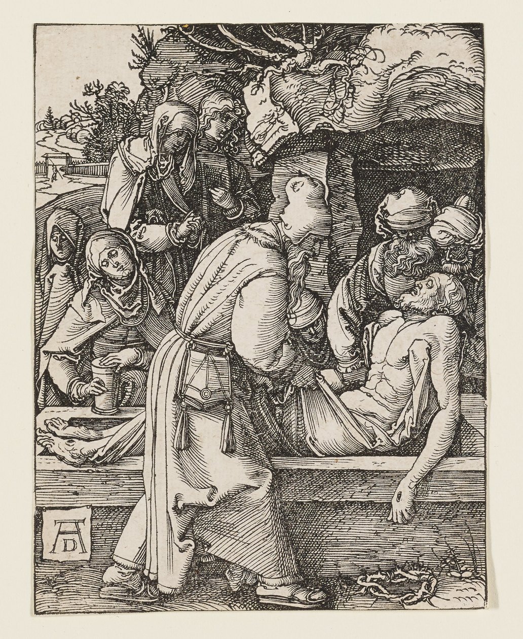 La Mise au tombeau - Albrecht Dürer