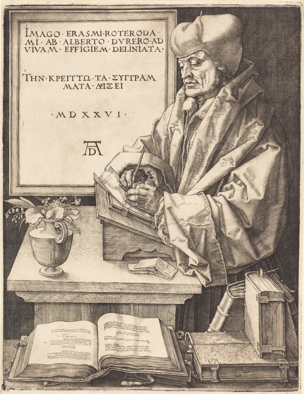 Érasme de Rotterdam - Albrecht Dürer