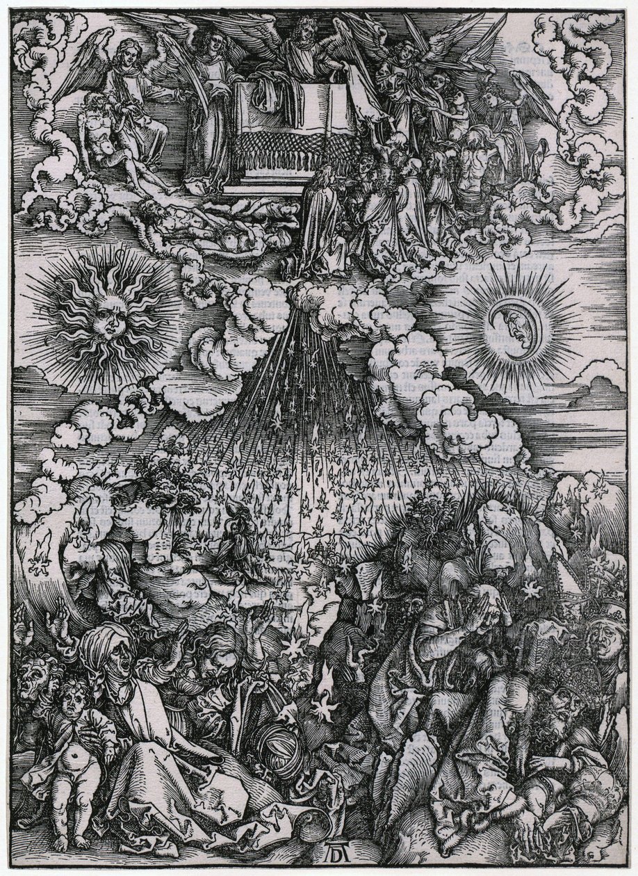 Ouverture du cinquième et du sixième sceau, figure IV, planche 6 de la série « L