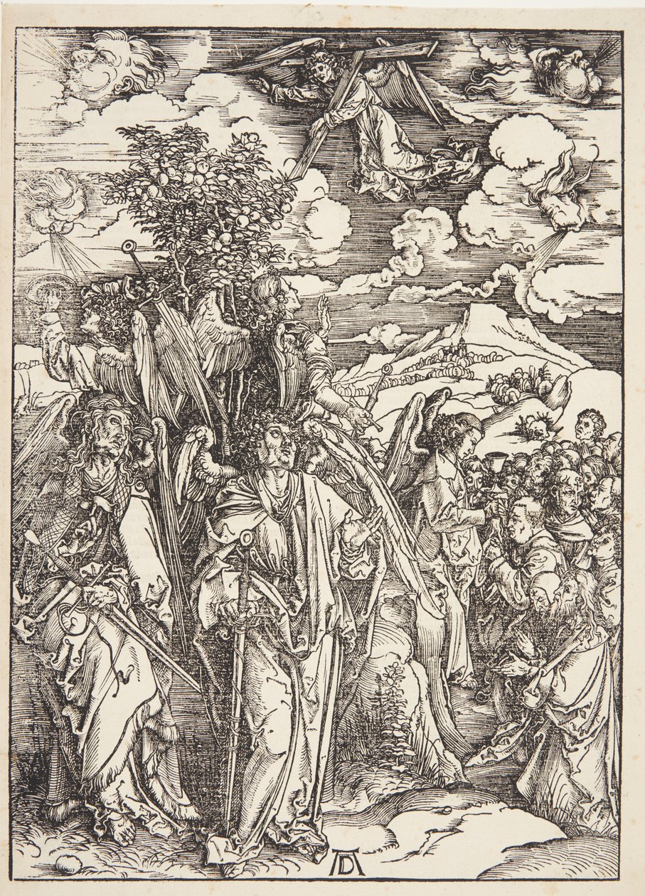 Quatre anges retenant les vents - Albrecht Dürer