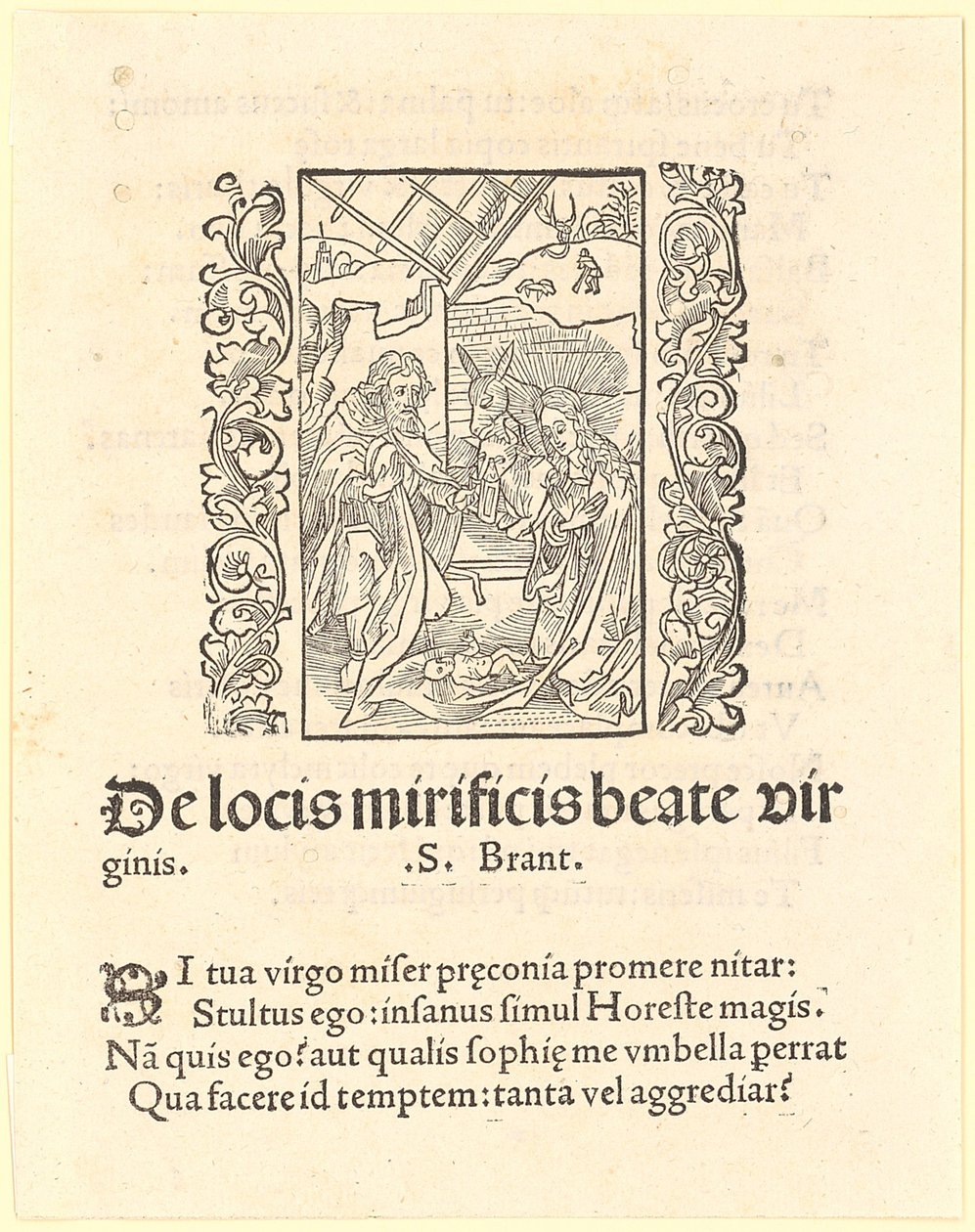 Nativité du Christ - Albrecht Dürer