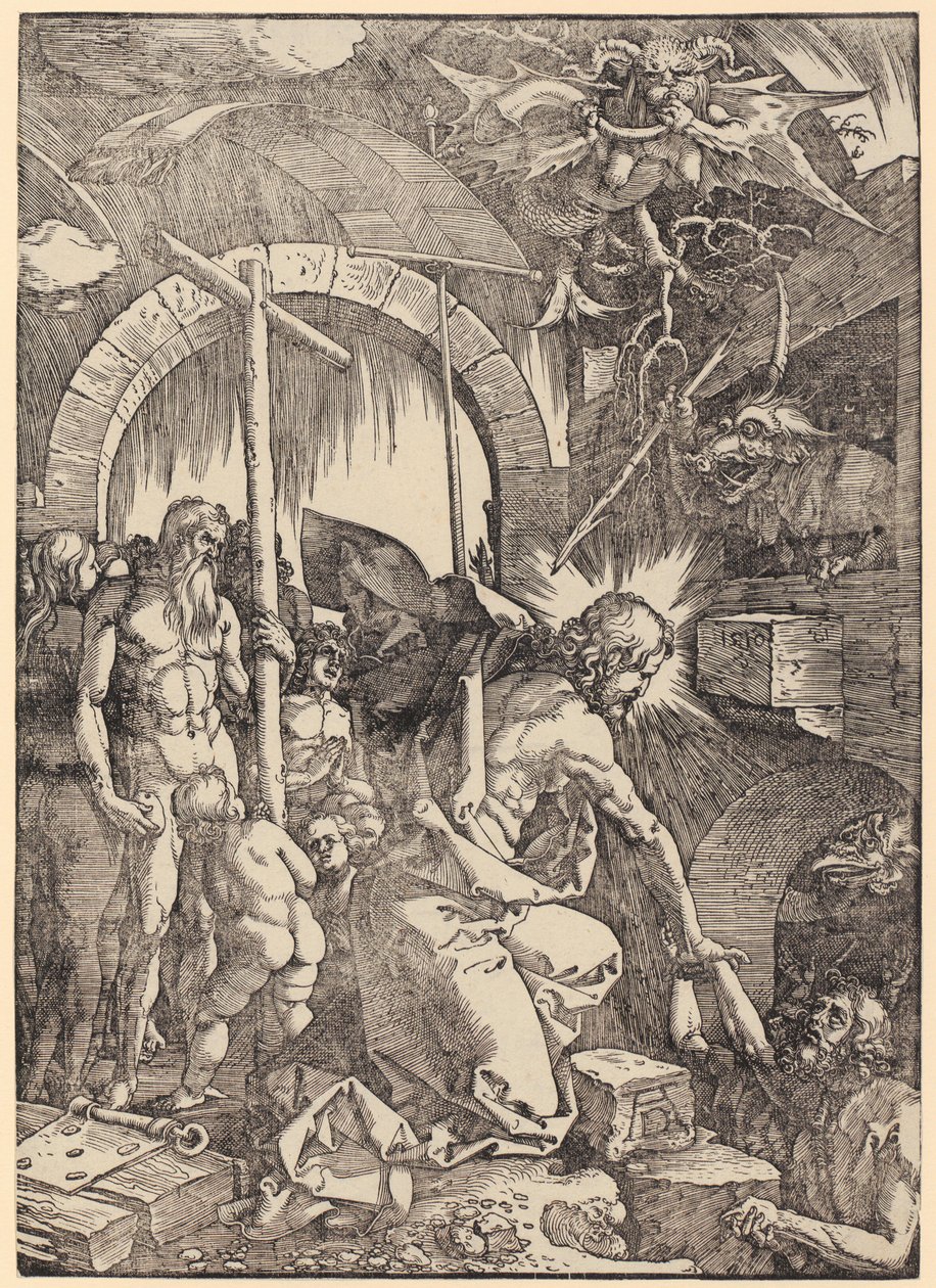 La flagellation du Christ, feuille n° 5 de la série « La Grande Passion » - Albrecht Dürer