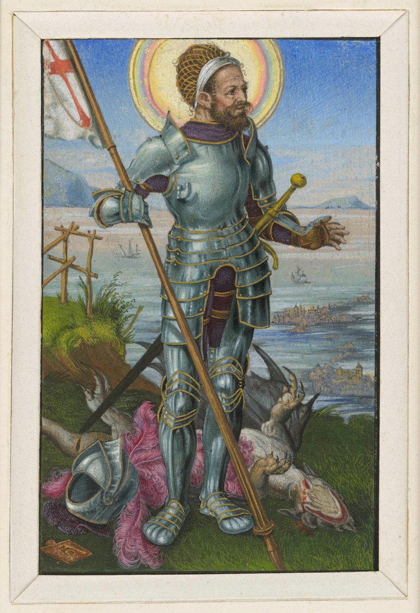 Saint Georges à pied - Albrecht Dürer