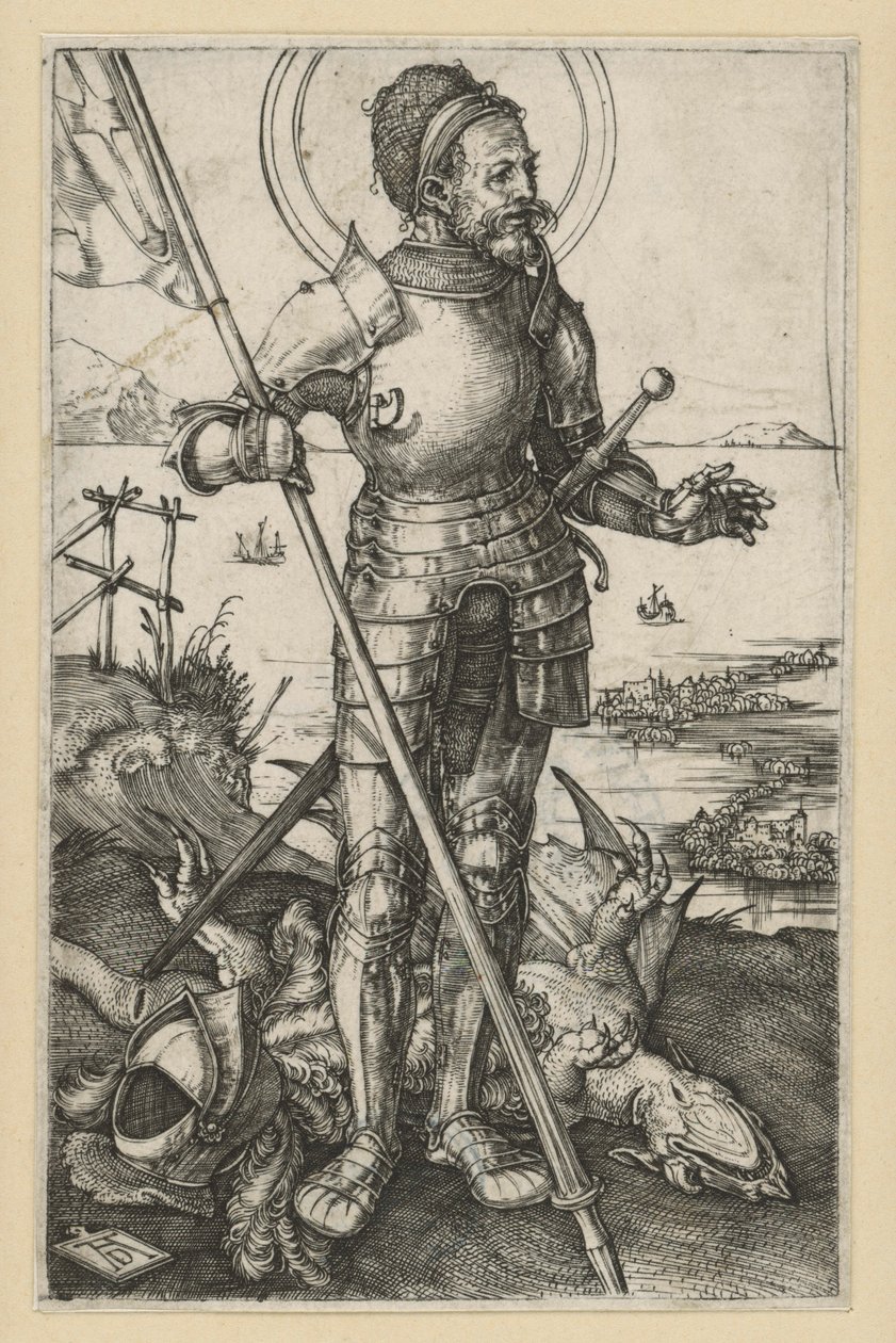 Saint Georges à pied - Albrecht Dürer