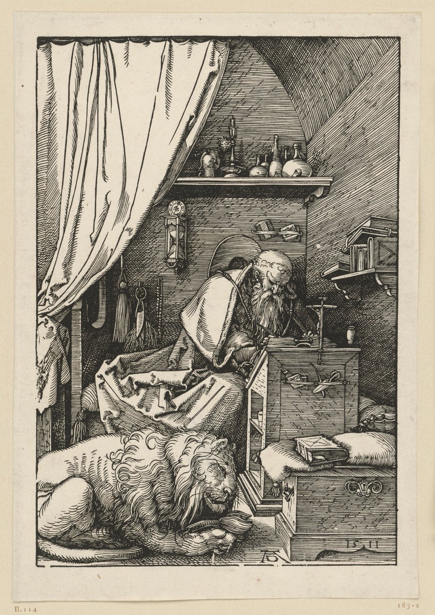Saint Jérôme dans sa cellule - Albrecht Dürer