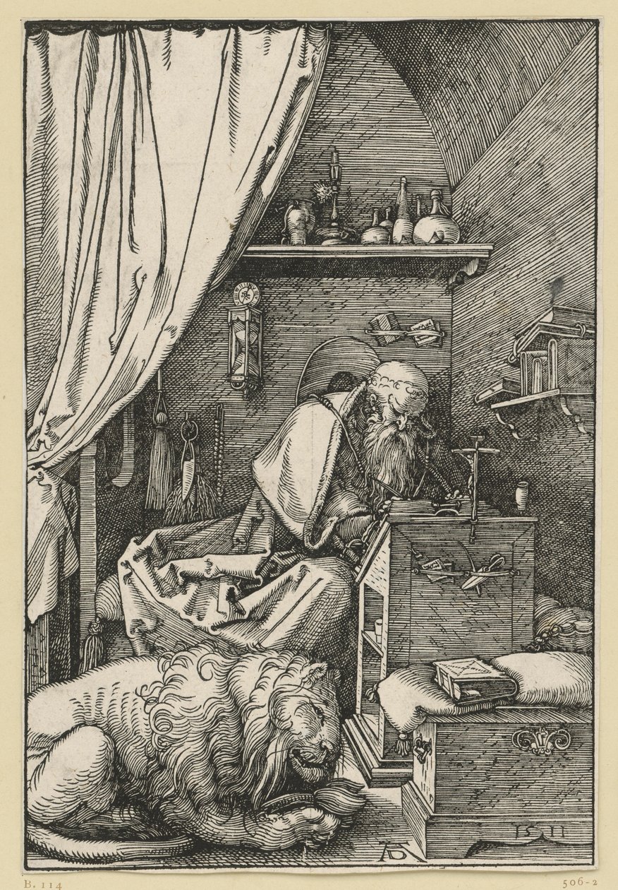Saint Jérôme dans sa cellule - Albrecht Dürer