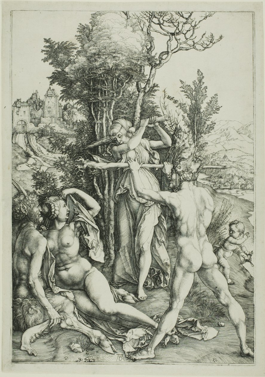 Hercule à la croisée des chemins (Jalousie) - Albrecht Dürer