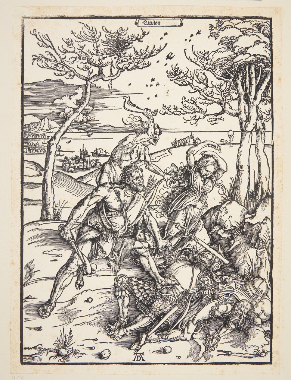 Hercule conquérant les jumeaux Molionide - Albrecht Dürer