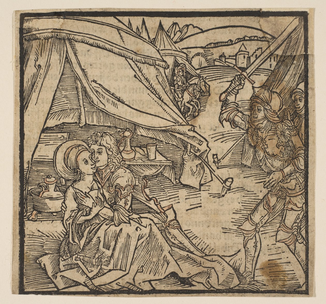 Illustration tirée de « Le chevalier de Turn » - Albrecht Dürer