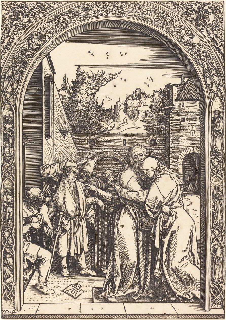 Joachim et Anne à la Porte Dorée - Albrecht Dürer