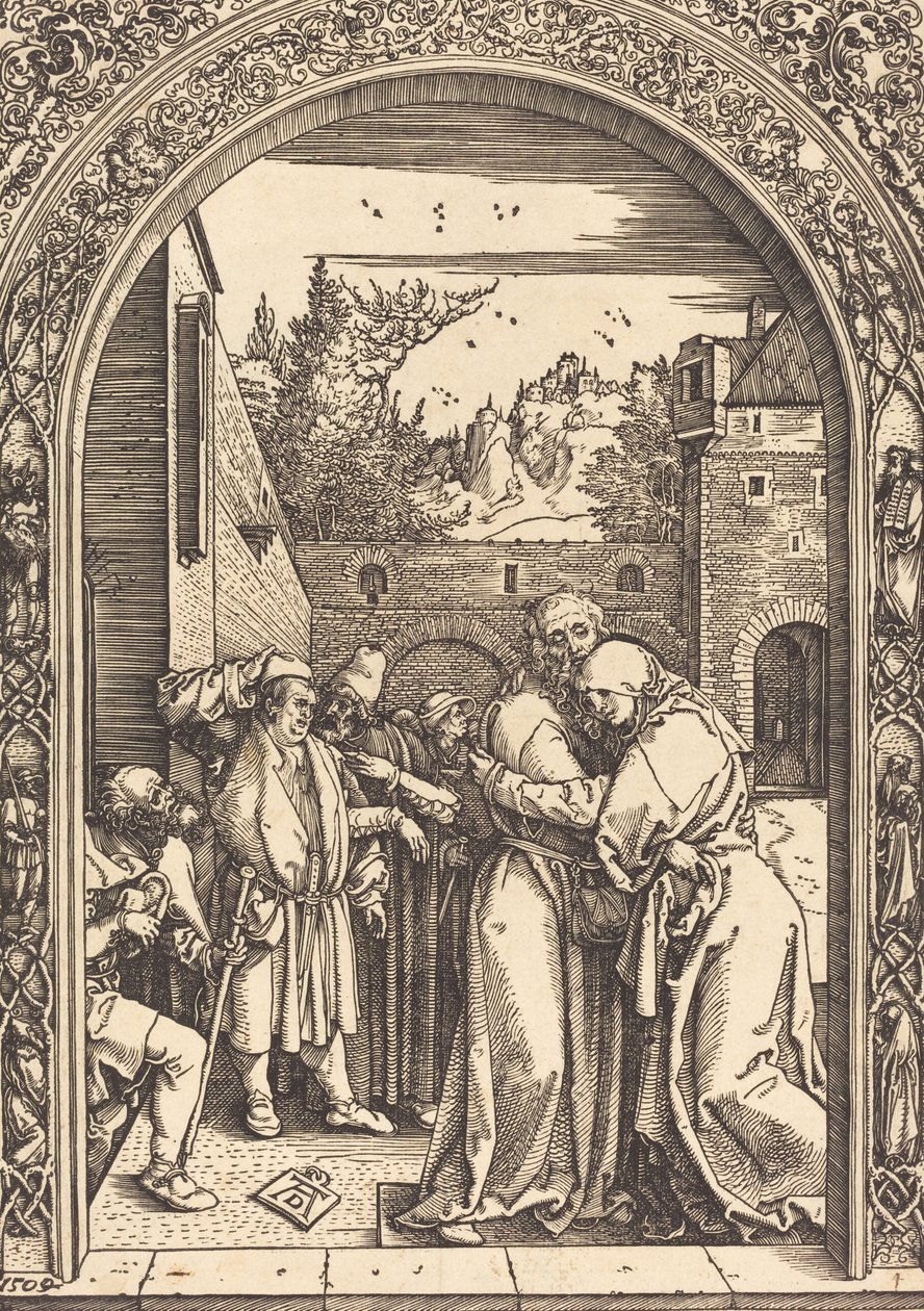 Joachim et Anne à la Porte Dorée - Albrecht Dürer