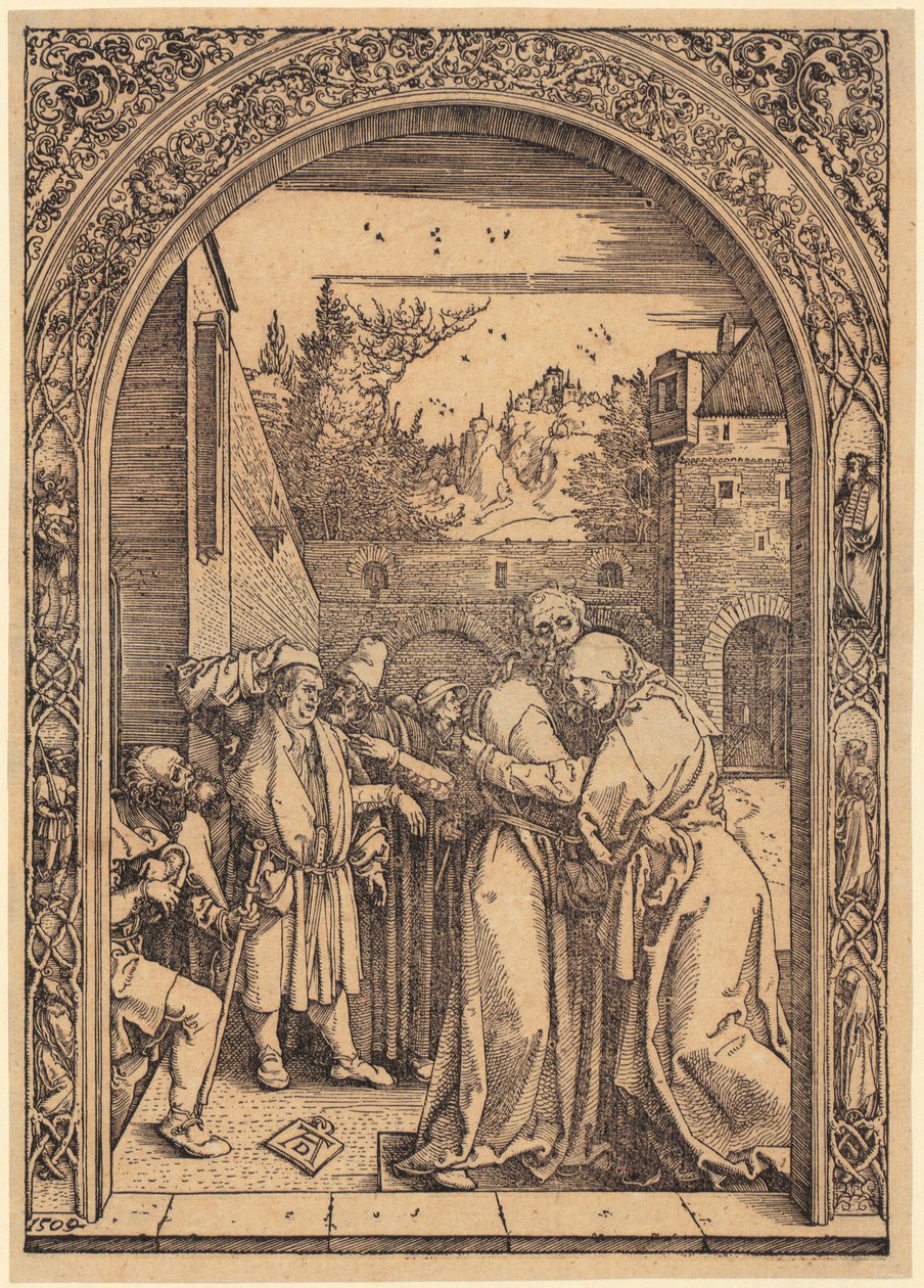 Joachim et Anne sous la Porte d
