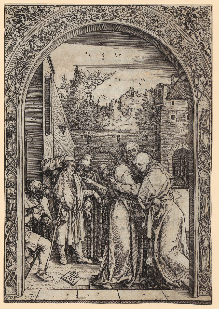 Joachim et Anne sous la Porte d