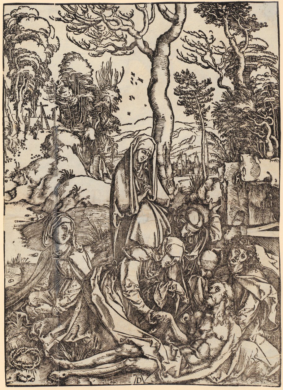 Jean devant Dieu le Père et les anciens, figure II, feuille 4 de la série «L