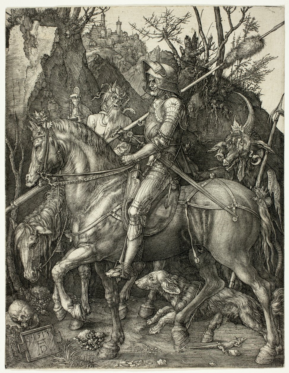 Chevalier, la Mort et le Diable - Albrecht Dürer