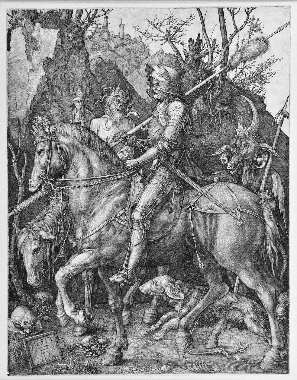 Le chevalier, la mort et le diable - Albrecht Dürer