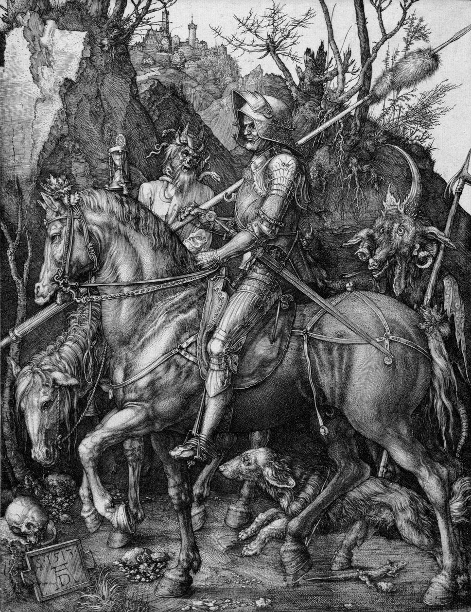 Le chevalier, la mort et le diable - Albrecht Dürer