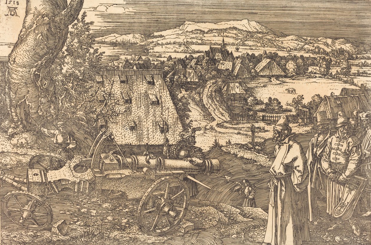 Paysage avec le canon, 1518 - Albrecht Dürer