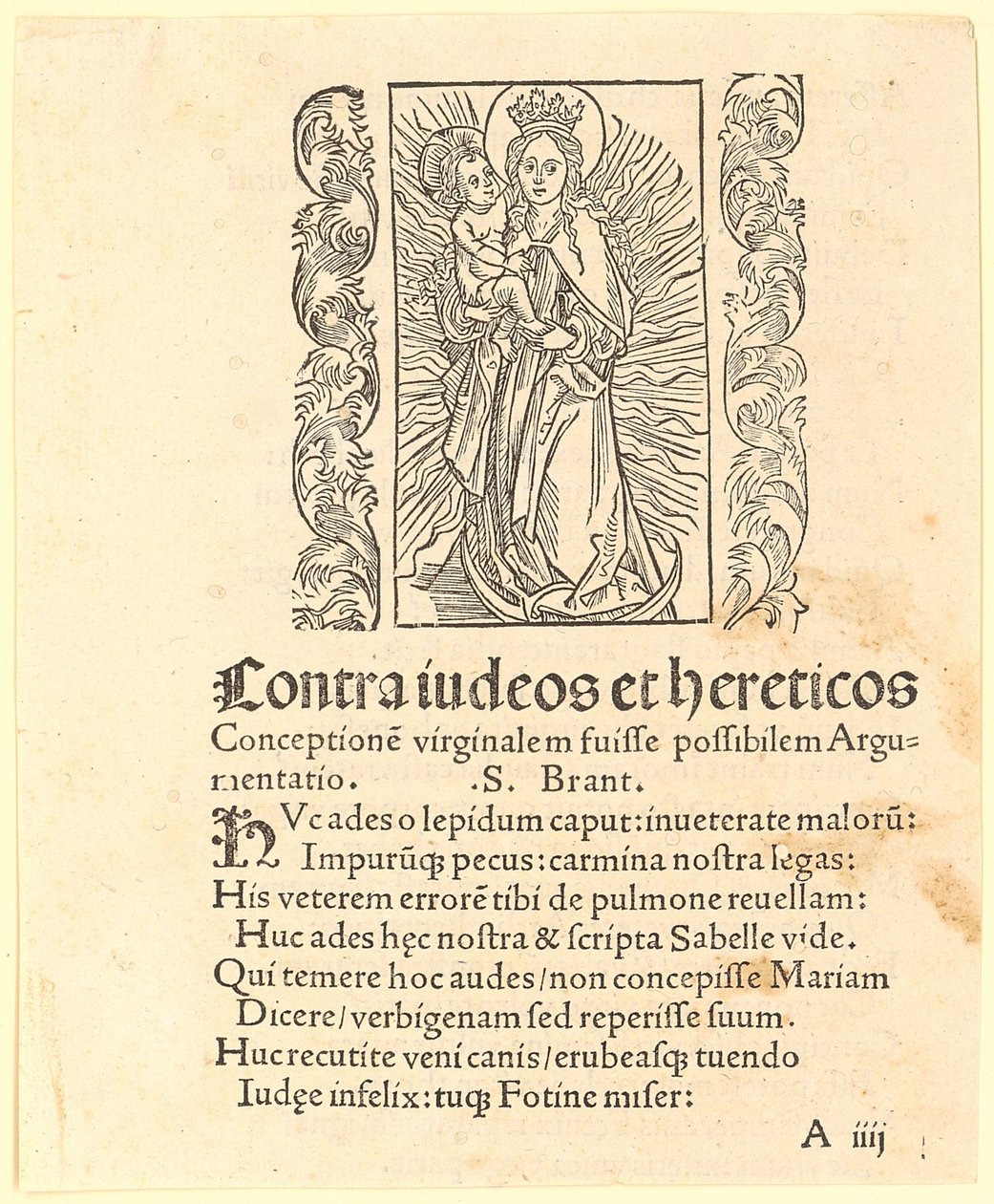 Madone auréolée, sur le croissant de lune - Albrecht Dürer
