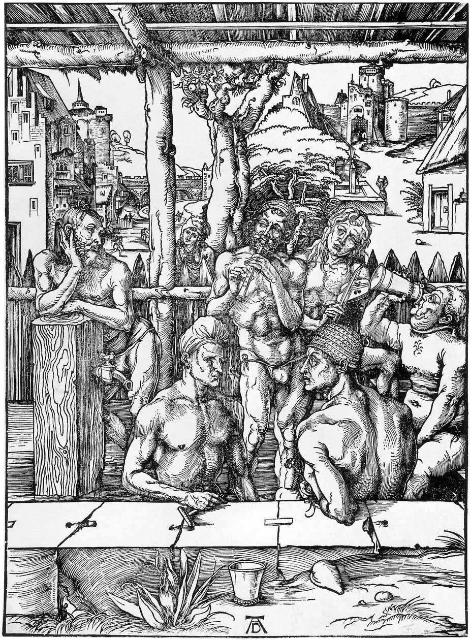 Salle de bains pour hommes - Albrecht Dürer
