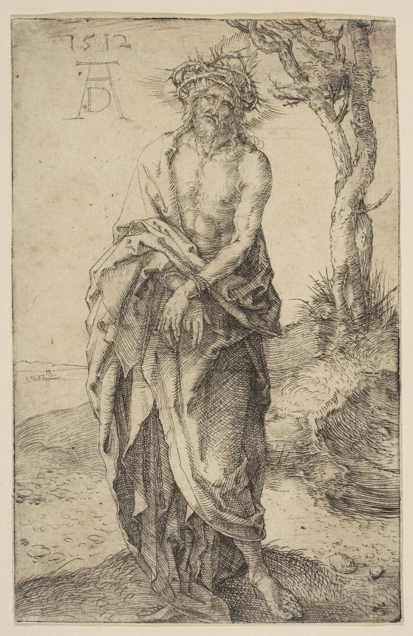 Homme de douleurs avec les mains liées, 1512 - Albrecht Dürer