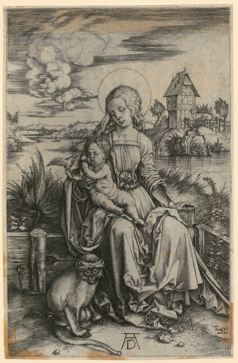 Marie et le singe marin - Albrecht Dürer