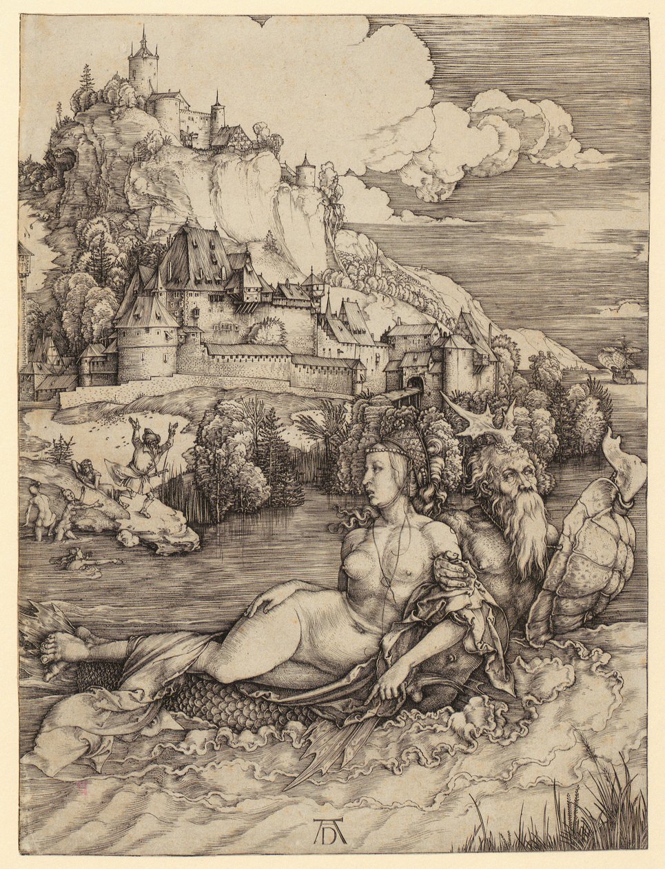 Marie et le singe marin - Albrecht Dürer