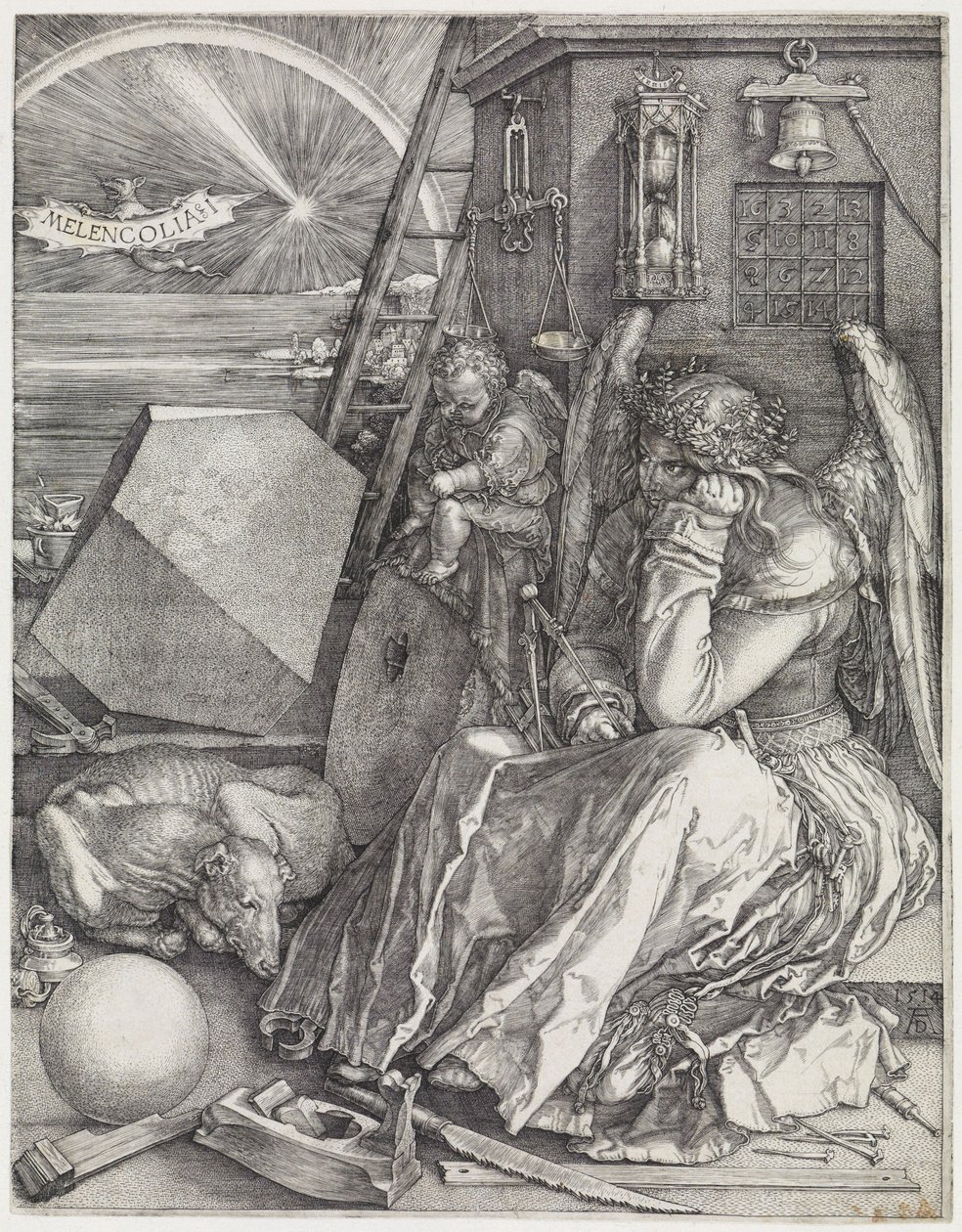 Melencolia I (La Mélancolie) - Albrecht Dürer