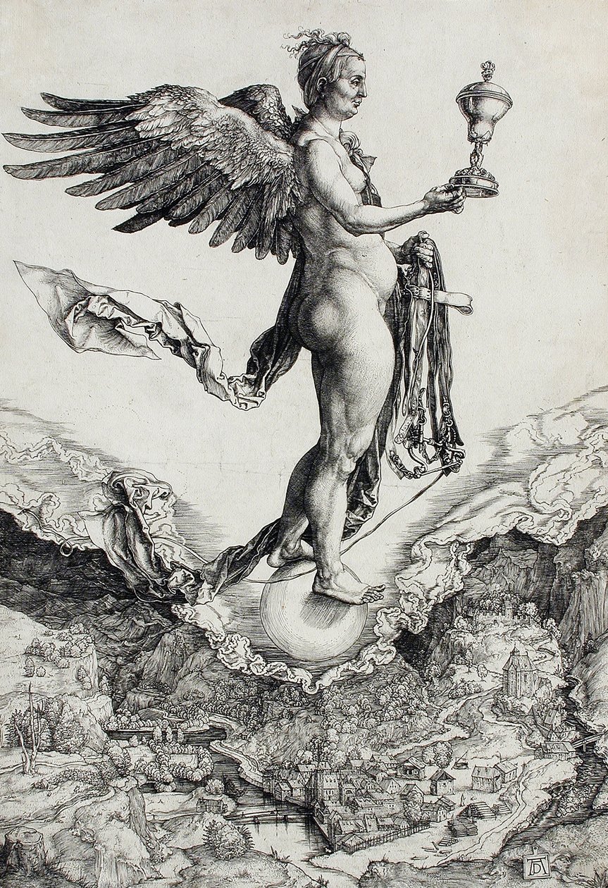 Némésis (La grande fortune) - Albrecht Dürer