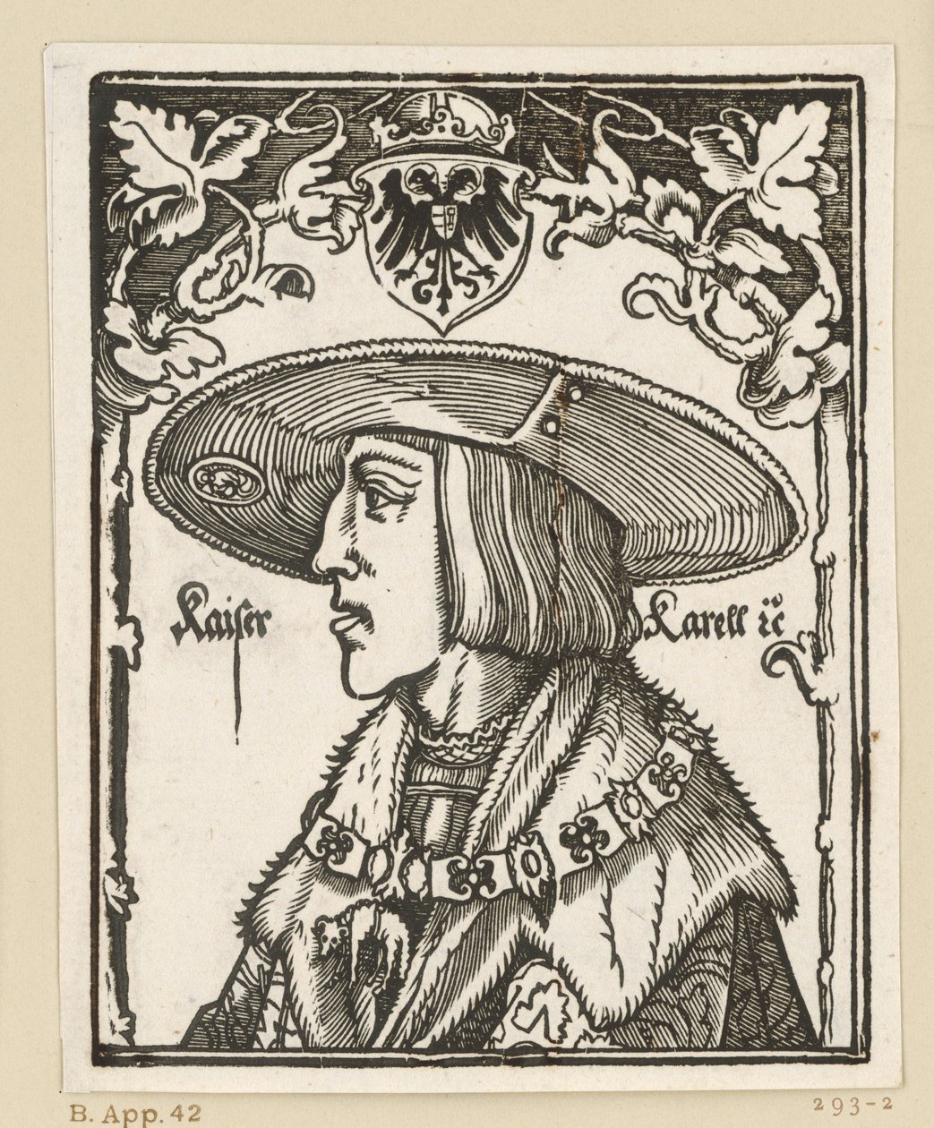Portrait de Charles Quint - Albrecht Dürer