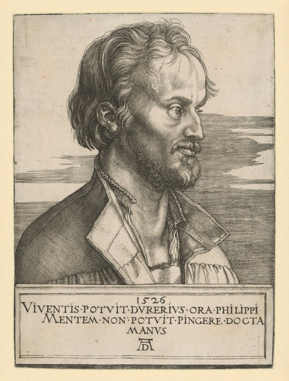 Portrait de Philipp Melanchthon - Albrecht Dürer