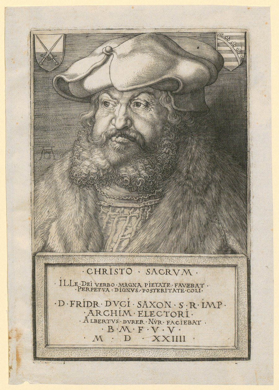 Portrait de Frédéric le Sage, prince-électeur de Saxe - Albrecht Dürer