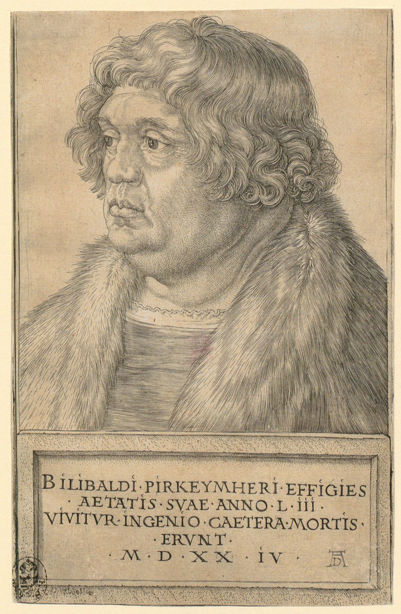 Portrait de Willibald Pirckheimer - Albrecht Dürer