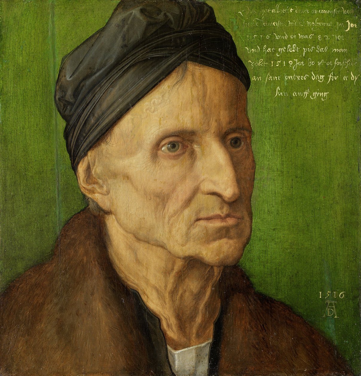 Portrait du peintre de Nuremberg Michael Wolgemut - Albrecht Dürer
