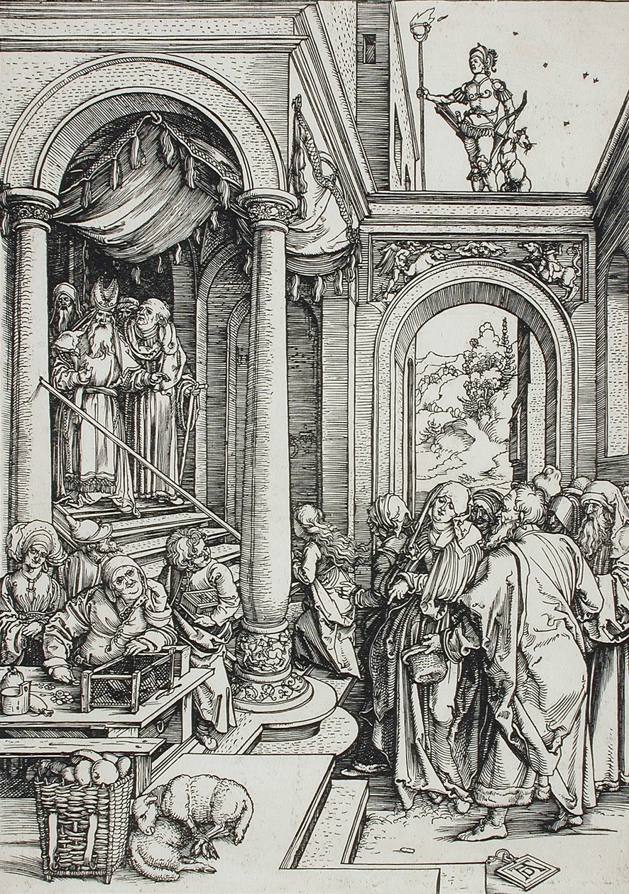 Présentation de la Vierge au Temple - Albrecht Dürer